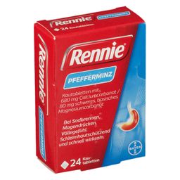 Rennie® Pfefferminz Kautabletten bei Sodbrennen
