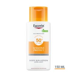 Eucerin® Sensitive Protect Sun Lotion Extra Light LSF 50+ – sehr hoher Sonnenschutz pflegt empfindliche Haut - jetzt 20% sparen mit Code "sun20" + Eucerin After Sun 50ml GRATIS