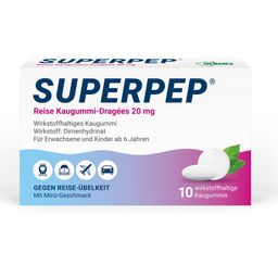Superpep® Reise Kaugummi Dragees 20 mg