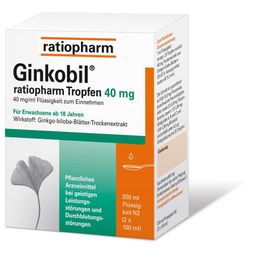 Ginkobil® ratiopharm Tropfen 40 mg