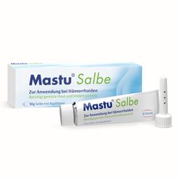 MASTU® Hämorrhoidensalbe mit Applikator gegen Jucken und Brennen