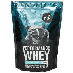 nu3 Performance Whey, Neutral - Proteinpulver