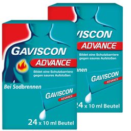 GAVISCON® Advance Pfefferminz Suspension bei Sodbrennen -Jetzt 20% mit dem Code gaviscon20 sparen*