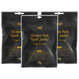 nu3 Beef Jerky, Ingwer-Honig