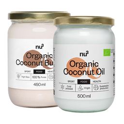 nu3 Bio Kokosöl + nu3 Bio Kokosmus