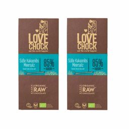 LOVECHOCK Süße Kakaonibs & Meersalz 85% Kakao