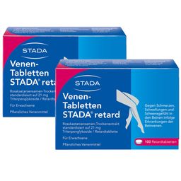 Venen-Tabletten STADA® retard, Pflanzliches Venenmittel zur unterstützenden Behandlung von Beschwerden in den Beinvenen
