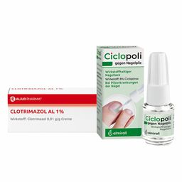 Ciclopoli® gegen Nagelpilz 6,6 ml + Clotrimazol AL 1%