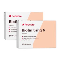 Redcare Biotin 5 mg N Doppelpack