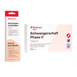 Redcare Schwangerschaft Phase 0 + Schwangerschaftstest - Frühtest