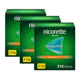 nicorette 4 mg Nikotinkaugummi freshfruit zum Rauchen aufhören