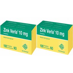 Zink Verla® 10 mg Filmtabletten