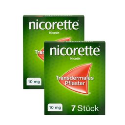 nicorette TX Pflaster mit 10 mg Nikotin zum Rauchen aufhören