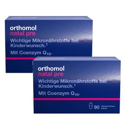 Orthomol Natal pre Kapseln - wichtige Mikronährstoffe bei Kinderwunsch für die Frau