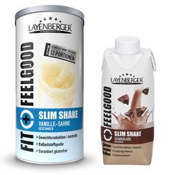 LAYENBERGER Fit+Feelgood Slim Shake Vanille-Sahne & Schokolade