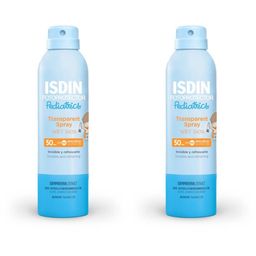ISDIN Fotoprotector Pediatrics Transparent wasserfestes Sonnenschutzpray für Kinder WET SKIN LSF50