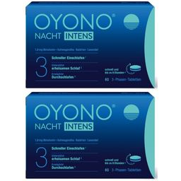 OYONO® Nacht Intens mit 1,9mg Melatonin und Ashwagandha, Baldrian, Lavendel