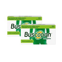 Buscopan Dragées mit Butylscopolamin bei leichten bis mäßig starken Bauchschmerzen und Bauchkrämpfen - schnelle Wirkung - Jetzt 10% mit dem Code nattermann10 sparen*