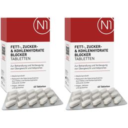 N1 Fettblocker zum Abnehmen - blockt auch Kohlenhydrate & Zucker