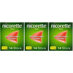 nicorette TX Pflaster mit 15 mg Nikotin zum Rauchen aufhören - Jetzt 10% mit dem Code 10nicorette sparen*