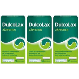 DulcoLax Zäpfchen gegen Verstopfung | Befreien schnell und gut verträglich von Verstopfung | Wirken in ca. 13-30 Min