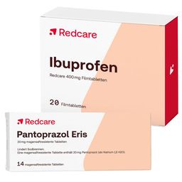 Redcare Pantoprazol Eris + Redcare Ibuprofen 400 mg
