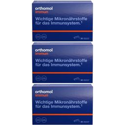 Orthomol Immun - Mikronährstoffe zur Unterstützung des Immunsystems - mit Vitamin C, Vitamin D und Zink - Direktgranulat Orangen-Geschmack