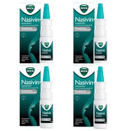 WICK Nasivin Nasenspray ohne Konservierungsstoffe Erwachsene und Schulkinder, schnelle Hilfe bei Schnupfen, ab 6 Jahren