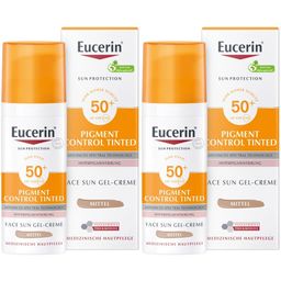 Eucerin® Pigment Control Tinted Face Sun Gel-Creme LSF 50+ – Getönter Sonnenschutz gegen Pigmentflecken – Mittel - Jetzt 20% sparen mit Code "sun20"*
