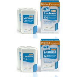 Lactrase® 6,000 - Laktase Mini Tabletten bei Laktoseintoleranz, Klickspender