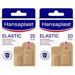 Hansaplast Elastic Pflaster | Elastische Pflaster | Pflaster-Set | Für Finger & Gelenke | 20 Stk.