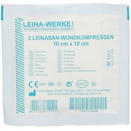 LEINA Wundkompresse 10 x 10 cm