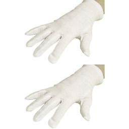 Zwirnhandschuhe aus Baumwolle für Kinder Gr. 4