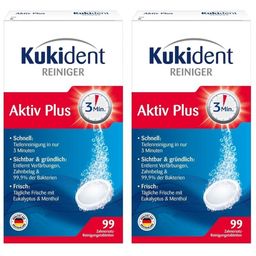 Kukident Aktiv Plus Gebissreiniger Tabs