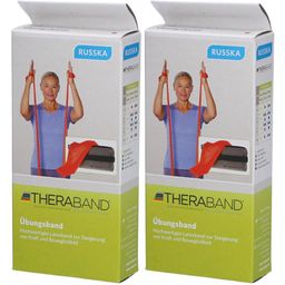 RUSSKA Theraband™  2,5 m mittel stark rot