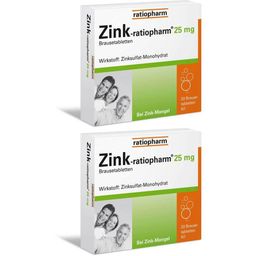 Zink-ratiopharm® 25 mg Brausetabletten
