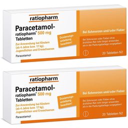 Paracetamol-ratiopharm® 500 mg Tabletten - Kopfschmerzen und Fieber effektiv lindern
