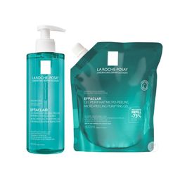 La Roche Posay Effaclar Mikro-Peeling Reinigungsgel + La Roche Posay Effaclar Mikro-Peeling Reinigungsgel Refill