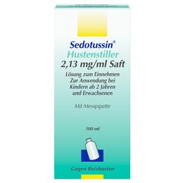 Sedotussin® Hustenstiller Saft - Arzneimittel gegen Reizhusten, mit dem Wirkstoff Pentoxyverin