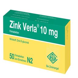 Zink Verla® 10 mg Filmtabletten