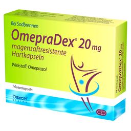 OmepraDex® 20 mg, bei Sodbrennen und Refluxbeschwerden