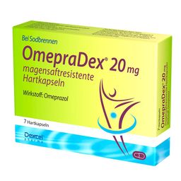 OmepraDex® 20 mg, bei Sodbrennen und Refluxbeschwerden