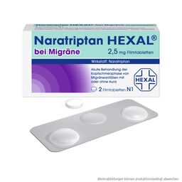 Naratriptan HEXAL® bei Migräne 2,5 mg