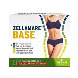 ZELLAMARE BASE + Teststreifen - für Intervall-Fasten, Säure-Basen-Haushalt + Stoffwechsel, VEGAN, glutenfrei