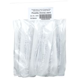 Einmalpinzette aus Kunststoff 12,5 cm steril