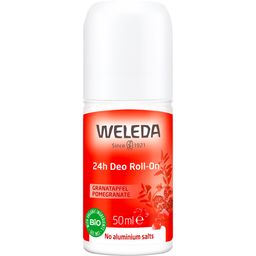 Weleda 24h Deo Roll-On Granatapfel - 24h zuverlässiger Schutz & sinnlicher Duft ohne Aluminiumsalze