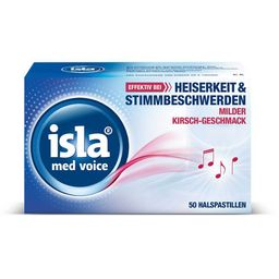 isla med voice Halspastillen bei Heiserkeit und Stimmbeschwerden