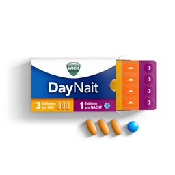 WICK DayNait Filmtabletten, Hilfe für Tag & Nacht bei Erkältung