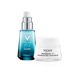 Vichy Minéral 89 Augen + Vichy Aqualia Thermal Leicht 15 ml GRATIS