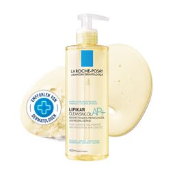 La Roche Posay Lipikar Dusch- und Badeöl AP+ Rückfettendes Duschgel - Badeöl für juckende, trockene und empfindliche Haut - Jetzt 20% mit dem Code "green20" sparen*